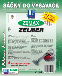 Sáčky do vysavače Z2 MAX - textilní Vůně sáčku: Classic (nevoňavý)