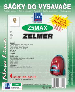 Sáčky do vysavače Z5 MAX - textilní Vůně sáčku: Classic (nevoňavý)