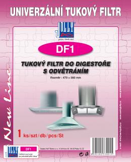 Univerzální tukový filtr do digestoře s odvětráním DF1