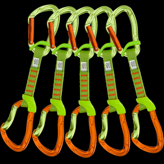 Climbing Technology 5x Nimble Fixbar set NY 12cm green/orange - expreska