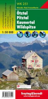 FB WK 251 Ötztal, Pitztal, Kaunertal, Wildspitze 1:50 000