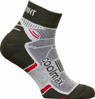 High Point Active 2.0 - ponožky Barva: Černo / červená, Velikost: 35-38