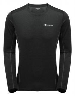 Montane Mens Dart Long Sleeve T-Shirt Barva: black, Velikost: XXL