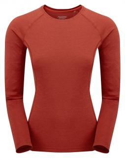 Montane Women's Dart Long Sleeve T-Shirt Barva: uluru red, Velikost: M