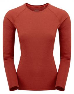 Montane Womens Dart Long Sleeve T-Shirt Barva: uluru red, Velikost: M