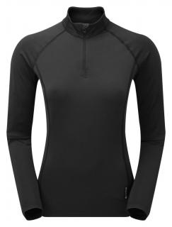 Montane Womens Dart Thermo Zip Neck Barva: black, Velikost: XS