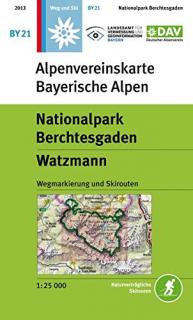 OEAV BY21 Nationalpark Berchtesgaden - Watzmann 1:25 000