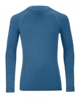 Ortovox 230 Merino Competition Long Sleeve M - tričko Barva: blue sea, Velikost: XL