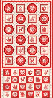Adventní kalendář k ušití 1971/1
