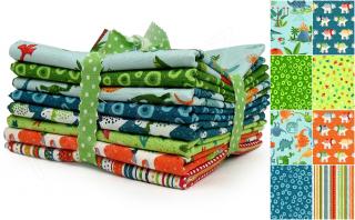 Fat Quarters Dino Friends BG