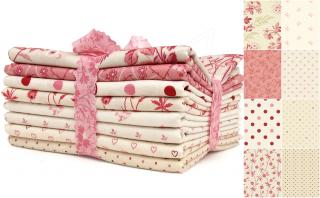 Fat Quarters Strawberries and Cream LE