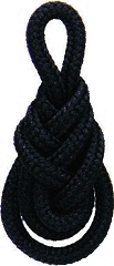 Pletená šňůra černá Clover 8531