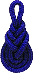 Pletená šňůra fialová Clover 8536