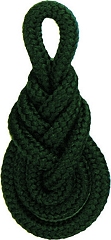 Pletená šňůra zelená tmavá Clover 8540