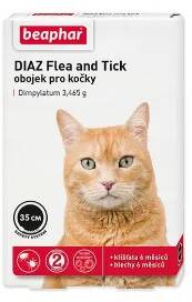 Beaphar DIAZ Flea&Tick antiparazitní obojek kočka 35 cm