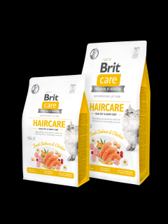 Brit Care Cat GF Haircare HealthyShiny Coat 2x7kg+MYŠKA (+ SLEVA PO REGISTRACI / PŘIHLÁŠENÍ!)