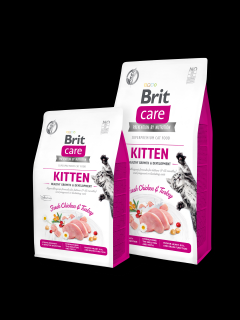Brit Care Cat GF Kitten Healthy GrowthDevelopment 2kg (+ SLEVA PO REGISTRACI / PŘIHLÁŠENÍ!)