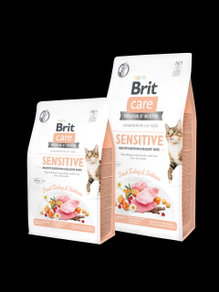Brit Care Cat GF Sensit. Heal.DigestDelic.Taste 3x7kg+MYŠKA (+ SLEVA PO REGISTRACI / PŘIHLÁŠENÍ!)