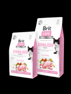 Brit Care Cat GF Sterilized Sensitive 2kg (+ SLEVA PO REGISTRACI / PŘIHLÁŠENÍ!)