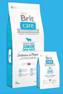 Brit Care Dog Grain-free Junior LB Salmon  Potato 12kg+DOPRAVA ZDARMA+1x masíčka Perrito! (+ 2% SLEVA PO REGISTRACI / PŘIHLÁŠENÍ!)