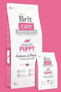 Brit Care Dog Grain-free Puppy Salmon  Potato 12kg+DOPRAVA ZDARMA+1x masíčka Perrito! (+ 2% SLEVA PO REGISTRACI / PŘIHLÁŠENÍ!)