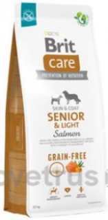 Brit Care Dog Grain-free SeniorLight 12kg+DOPRAVA ZDARMA+1x masíčka Perrito! (+ SLEVA PO REGISTRACI / PŘIHLÁŠENÍ!)