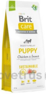 Brit Care Dog Sustainable Puppy 12kg+DOPRAVA ZDARMA+1x masíčka Perrito! (+ SLEVA PO REGISTRACI / PŘIHLÁŠENÍ!)