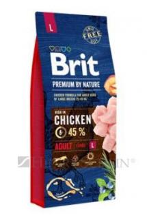 Brit Premium Dog by Nature Adult L 15kg + DOPRAVA ZDARMA!!! (+ SLEVA PO REGISTRACI/PŘIHLÁŠENÍ! ;))