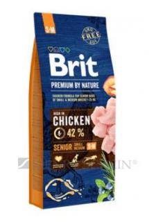 Brit Premium Dog Nature Senior S+M 8kg  (+ SLEVA PO REGISTRACI/PŘIHLÁŠENÍ! ;))