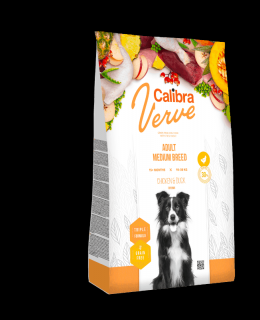 Calibra Dog Verve GF Adult Medium ChickenDuck 12kg+1x masíčka Perrito+DOPRAVA ZDARMA (+ SLEVA PO REGISTRACI / PŘIHLÁŠENÍ!)