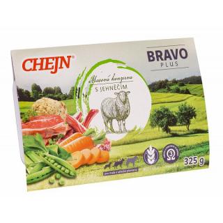 Chejn Bravo Plus s jehněčím a zeleninou 12x325 g (1 karton) (+ SLEVA PO REGISTRACI/PŘIHLÁŠENÍ! ;))