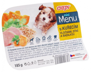 CHEJN MINI MENU kuřecí 12x185g (1 karton) (+ SLEVA PO REGISTRACI/PŘIHLÁŠENÍ! ;))