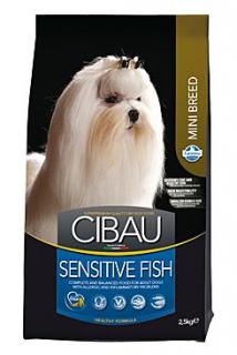 CIBAU Dog Adult Sensitive FishRice Mini 2x2,5KG (+ 2% SLEVA PO REGISTRACI / PŘIHLÁŠENÍ!)