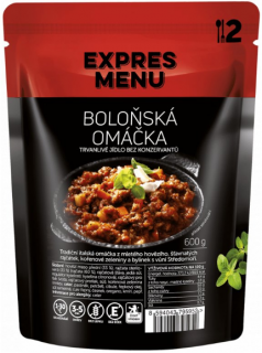 Expres Menu - boloňská omáčka 600g (2 porce) (SLEVA PO REGISTRACI / PŘIHLÁŠENÍ :))