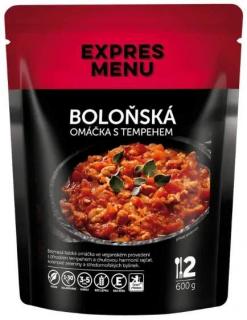 Expres Menu - boloňská omáčka s tempehem 600g (2 porce) (SLEVA PO REGISTRACI / PŘIHLÁŠENÍ :))