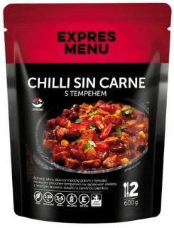 Expres Menu - chilli sin carne s tempehem 600g (2 porce) (SLEVA PO REGISTRACI / PŘIHLÁŠENÍ :))