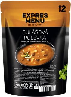 Expres Menu - gulášová polévka 600g (2 porce) (SLEVA PO REGISTRACI / PŘIHLÁŠENÍ :))