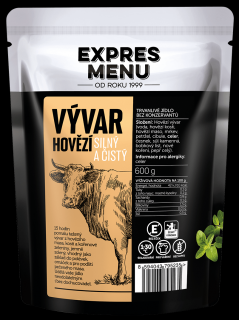 Expres Menu - hovězí vývar 500g (SLEVA PO REGISTRACI / PŘIHLÁŠENÍ :))