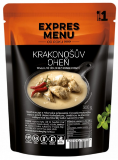 Expres Menu - krakonošův oheň 300g (1 porce) (SLEVA PO REGISTRACI / PŘIHLÁŠENÍ :))