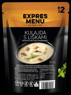 Expres Menu - kulajda s liškami 600g (2 porce) (SLEVA PO REGISTRACI / PŘIHLÁŠENÍ :))