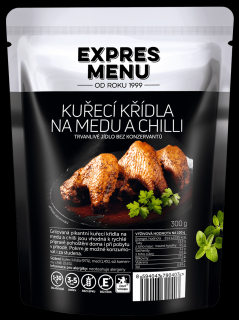 Expres Menu - kuřecí křídla na medu a chilli (300 g) (SLEVA PO REGISTRACI / PŘIHLÁŠENÍ :))