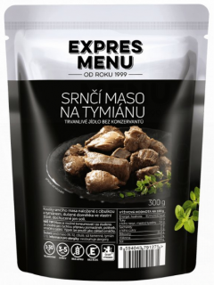 Expres Menu - srnčí maso na tymiánu 300g (3 porce) (SLEVA PO REGISTRACI / PŘIHLÁŠENÍ :))