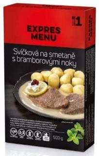 Expres Menu - svíčková s noky 500g (SLEVA PO REGISTRACI / PŘIHLÁŠENÍ :))