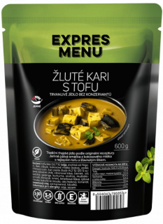 Expres Menu - žluté kari s tofu 600g (2 porce) (SLEVA PO REGISTRACI / PŘIHLÁŠENÍ :))