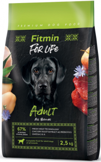 Fitmin dog For Life Adult 2,5kg (+ SLEVA PO REGISTRACI / PŘIHLÁŠENÍ ;))