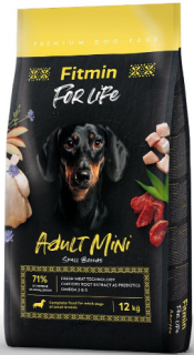 Fitmin dog For Life Adult Mini 12kg+1x masíčka Perrito+DOPRAVA ZDARMA (+ SLEVA PO REGISTRACI / PŘIHLÁŠENÍ ;))