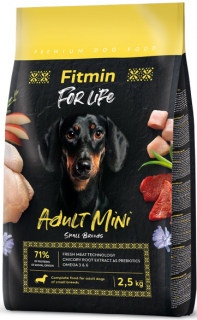 Fitmin dog For Life Adult Mini 2,5kg (+ SLEVA PO REGISTRACI / PŘIHLÁŠENÍ ;))