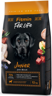 Fitmin dog For Life Junior Large 12kg+1x masíčka Perrito+DOPRAVA ZDARMA (+ SLEVA PO REGISTRACI / PŘIHLÁŠENÍ ;))