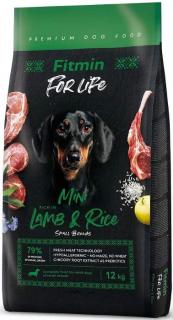 Fitmin dog For Life Lamb  Rice Mini 12kg+1x masíčka Perrito+DOPRAVA ZDARMA (+ SLEVA PO REGISTRACI / PŘIHLÁŠENÍ ;))