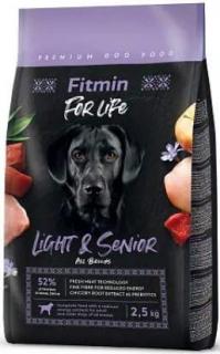 Fitmin dog For Life Light  Senior 2,5kg (+ SLEVA PO REGISTRACI / PŘIHLÁŠENÍ ;))